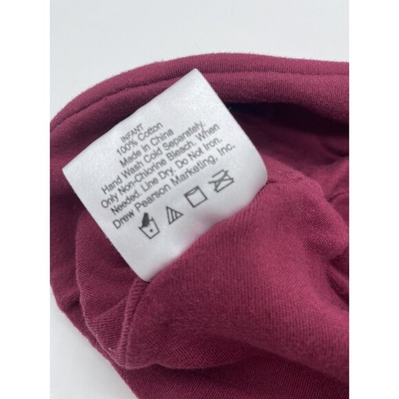 Virginia Tech Hokies Maroon Infant Toddler Knit Beanie Winter Hat Stocking Cap - Picture 6 of 7